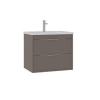 Тумба с раковиной ORKA Clay 65 подвесная, Soil арт-5004380 — фото 3, Тумбы с раковиной