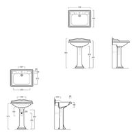 Товар: Раковина SIMAS ARCADE подвесная на пьедестал на тумбу с одним отверстием со спинкой цвет белый AR834 - фото 2 Раковина SIMAS ARCADE подвесная на пьедестал на тумбу с одним отверстием со спинкой цвет белый AR834 — фото 2, Раковины подвесные