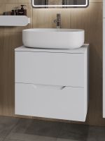 Orange Line Li-60TuwMDF+B07-540W тумба с раковиной подвесная 60 см, белый Li-60TuwMDF+B07-540W — фото 5, Тумбы с раковиной