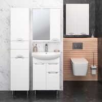 Товар: Зеркальный шкаф ELEGANSE 60 /хром/правый/ AQUA DE MARCO 1060CELE/R - фото 5 Зеркальный шкаф ELEGANSE 60 /хром/правый/ AQUA DE MARCO 1060CELE/R — фото 5, Зеркальные шкафы в ванную