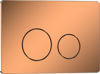 Комплект 3в1 IBERICA BLANCA инсталляция SILENCIO MINI, унитаз BURGOS ALTO белый, кнопка смыва INOX-О розовое золото глянцевое (IB.001M.BRA.234.8171) — фото 8, Комплекты унитаз + инсталляция