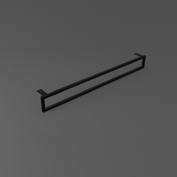 Полотенцедержатель SIMAS AGILE для раковины Для раковины фронтальный цвет черный матовый AGF91 — фото 1, Полотенцедержатели