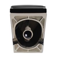 Унитаз ABBER Bequem AC1115PMB приставной черный матовый с импульсным смывом — фото 11, Приставные унитазы