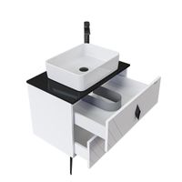 Товар: Столешница "ВИВА-70 см" черная (искусственный камень) арт-507003 - фото 4 Столешница "ВИВА-70 см" черная (искусственный камень) арт-507003 — фото 4, Столешницы под раковину