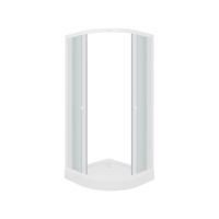 Ограждение VIVA90B N душевое Ceruttispa без поддона (90x90x195) — фото 289, Прямоугольные душевые уголки