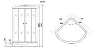 Товар: Душевая кабина Niagara Ultra NG-901-01 (90х90х220) низкий поддон(16см),стекло тонированное,5 мест 9010135 - фото 3 Душевая кабина Niagara Ultra NG-901-01 (90х90х220) низкий поддон(16см),стекло тонированное,5 мест 9010135 — фото 3, Душевые кабины
