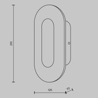 Настенный светильник (бра) Maytoni MOD355WL-L6BS3K — фото 2, Бра