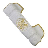 Товар: Коврик д/WC 60х60 см., вышивка логотип MIGLIORE, белый, окантовка золото 31921 - фото 6 Коврик д/WC 60х60 см., вышивка логотип MIGLIORE, белый, окантовка золото 31921 — фото 6, Коврики для ванной комнаты