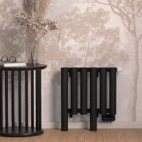 Отопительный радиатор Сунержа Кумир-0 EU50 правый 300х960 14 секций Матовый чёрный арт-31-0351-3014 — фото 4, Радиаторы отопления