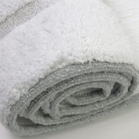 Коврик д/ванной комнаты 60х120 см., вышивка логотип MIGLIORE, белый, окантовка серебро арт-31924 — фото 8, Коврики для ванной комнаты