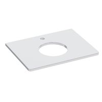 Столешница OLIVIA 65см под 1 раковину из стекла, цвет: Белый арт-LM08OL65S — фото 2, Столешницы под раковину