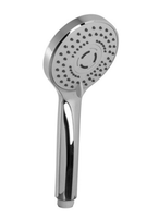 Ручной душ, Fima Carlo Frattini, Handshowers, размер душевого диска, мм-96,5, форма-круглая, количество режимов-3, анти-кальк диффузоры, цвет-хром черный арт-F2298CN — фото 1, Лейки для душа