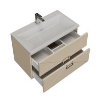 Товар: Тумба подвесная "ЛУКСОР-60 см" с 2-я ящ. беж. матовая (ум. Блисс-60 см.) 106053 - фото 6 Тумба подвесная "ЛУКСОР-60 см" с 2-я ящ. беж. матовая (ум. Блисс-60 см.) 106053 — фото 6, Комоды и тумбы для ванной комнаты