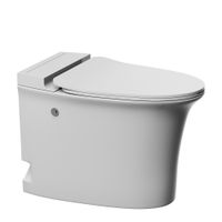 Товар: Унитаз ABBER Bequem AC1125P напольный белый с импульсным смывом - фото 1 Унитаз ABBER Bequem AC1125P напольный белый с импульсным смывом — фото 1, Приставные унитазы