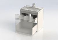 Тумба с раковиной Aquanet Палермо 60 (Moduo) белый 00263808 — фото 11, Тумбы с раковиной