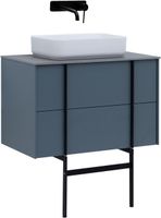 Тумба под раковину Allen Brau Reality 80 1.32005.BGM синий матовый — фото 9, Тумбы под раковину