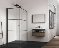 Душевой уголок DARK 900*900 арт-061020L — фото 1, Квадратные душевые уголки