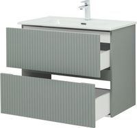 Тумба под раковину Aquanet Джейн 80 мисти грин арт-00313318 — фото 12, Тумбы под раковину