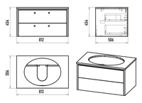Товар: Тумба под раковину арт-ELC-01080-0502Я - фото 6 Тумба под раковину арт-ELC-01080-0502Я — фото 6, Тумбы под раковину