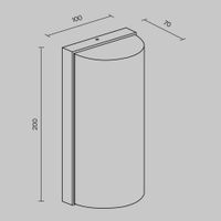 Настенный светильник (бра) Outdoor O454WL-L10GF3K1 — фото 8, Уличное освещение
