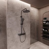 Душевая стойка , черный матовый арт-VSFS-402MB — фото 3, Душевые стойки