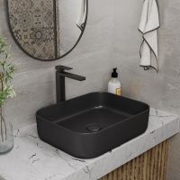 Раковина чаша D&K Berlin DT1431425, черный — фото 1, Раковины накладные