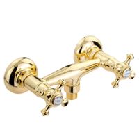 PRESTIGE См-ль д/душа внешний, выход М1/2", золото 31607 — фото 1, Смеситель для душа