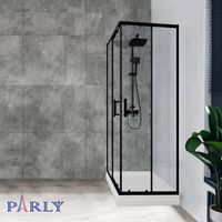 Ограждение VIVA90B N душевое Ceruttispa без поддона (90x90x195) — фото 442, Прямоугольные душевые уголки