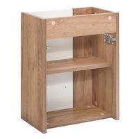 Тумба подвесная с умывальником MELBOURNE 40 /правая/дуб/белый/ AQUA DE MARCO 5040WCMEL/H/V.2.0 — фото 5, Тумбы с раковиной