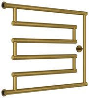 Полотенцесушитель водяной Сунержа High-Tech+ model "L" 500х650 Состаренная латунь арт-051-4052-5065 — фото 4, Водяные полотенцесушители