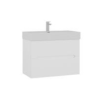 Тумба с раковиной ORKA Malta 80 подвесная, белый матовый арт-5001471 — фото 5, Тумбы с раковиной