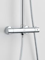 BOND Душевая стойка с термостатом и тропическим душем арт-B12-8200 — фото 13, Душевые стойки