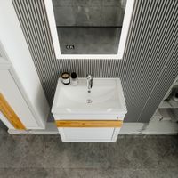 Комплект мебели для ванной Бриклаер БЕРЛИН 60BD, белый — фото 7, Комплекты мебели для ванной