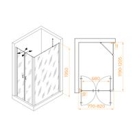 Товар: Душевой уголок RGW PA-144 (PA-104+Z-050-2+O-204) 800x1200 060814482-11 - фото 1 Душевой уголок RGW PA-144 (PA-104+Z-050-2+O-204) 800x1200 060814482-11 — фото 1, Душевые уголки