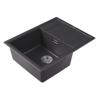 Товар: Мойка "Эстель" 650, черный FS арт-20.520.C0650.102 - фото 1 Мойка "Эстель" 650, черный FS арт-20.520.C0650.102 — фото 1, Кухонные мойки