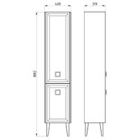 Товар: Подстолье Риола 100 под раковину Фостер 100 12412 - фото 8 Подстолье Риола 100 под раковину Фостер 100 12412 — фото 8, Тумбы под раковину
