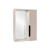 Зеркало со шкафом VIANT СИЦИЛИЯ 50 капучино (VSIC50CAP-ZSH) — фото 6, Зеркальные шкафы в ванную