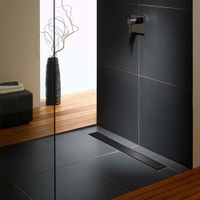 Душевой лоток AZARIO D50 Klasik 850 мм, боковой слив, пластиковый, с черной решеткой арт-AZ-CH 850/50 KC — фото 2, Трапы для душа