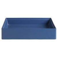 Раковина Artceram Scalino накладная без отверстий цвет Blue sapphire арт-SCL002 16 00 — фото 3, Раковины накладные