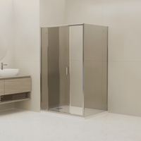 Товар: Душевой уголок RGW CL-133 (CL-13 + Z-03) 1400x800, профиль хром, стекло тонированное, арт-060913348-31 - фото 2 Душевой уголок RGW CL-133 (CL-13 + Z-03) 1400x800, профиль хром, стекло тонированное, арт-060913348-31 — фото 2, Прямоугольные душевые уголки