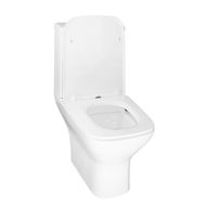 Унитаз-компакт Azario Iris 600х380х775 напольный, безободковый, с сиденьем микролифт (AZ 8353) арт-AZ-8353 — фото 2, Напольные унитазы