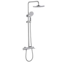 Душевая стойка ABBER Emotion AF8816L с изливом, хром — фото 1, Встраиваемые душевые комплекты