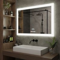 Товар: Зеркало с LED-подсветкой ELTON (100*70) /AQUA DE MARCO Elt100/70 - фото 2 Зеркало с LED-подсветкой ELTON (100*70) /AQUA DE MARCO Elt100/70 — фото 2, Зеркала в ванную комнату