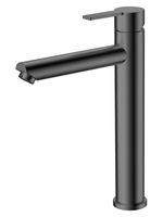 Agger Easy смеситель для накладной раковины однорычажный высокий, оружейная сталь матовая арт-A3112155 — фото 1, Смесители для раковины