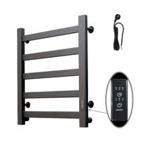 Полотенцесушитель Диана Пэк сп 1 60х50 Al черный арт-ПэкДиана1/6050Alчерн — фото 1, Электрические полотенцесушители