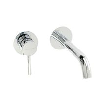 FORTIS См-ль д/раковины моноком. скрытого монтажа настен. на 2 отв. дон.клапан "click-clack", хром арт-31547 — фото 2, Смесители для раковины