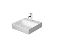 Раковина, Duravit, DuraSquare, шгв 500*470*145, отверстия для смесителя-1, цвет-белый арт-2353500041 — фото 1, Раковины встраиваемые сверху