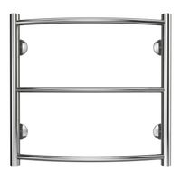 Полотенцесушитель водяной AZARIO VERONA 500/500 3 секции, нижнее/диагональное подключение, 1/2", хром арт-AZ04155 — фото 5, Водяные полотенцесушители