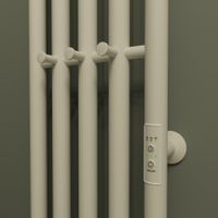 Полотенцесушитель электрический INARO 1500х240 правый, скр.монтаж, СНШ, белый матовый(RAL 9016), (Ferrum, 8 крючков), Маргроид арт-Inaro-15024-1049-9016R — фото 3, Электрические полотенцесушители