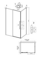 Товар: Душевое ограждение Grossman Galaxy 100.K33.01.100.21.02-200.K33.01.90.21.02 (100х90х195) раздвижная(левая),черный матовый,стекло шиншилла,2 места 120.K33.01.1090.21.02 - фото 9 Душевое ограждение Grossman Galaxy 100.K33.01.100.21.02-200.K33.01.90.21.02 (100х90х195) раздвижная(левая),черный матовый,стекло шиншилла,2 места 120.K33.01.1090.21.02 — фото 9, Прямоугольные душевые уголки